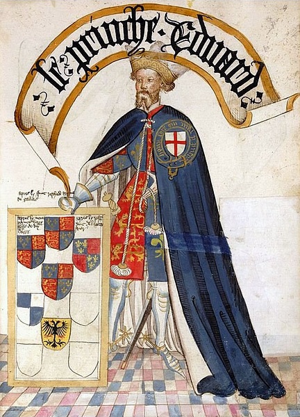 Edward the Black Prince as a Knight of the Garter