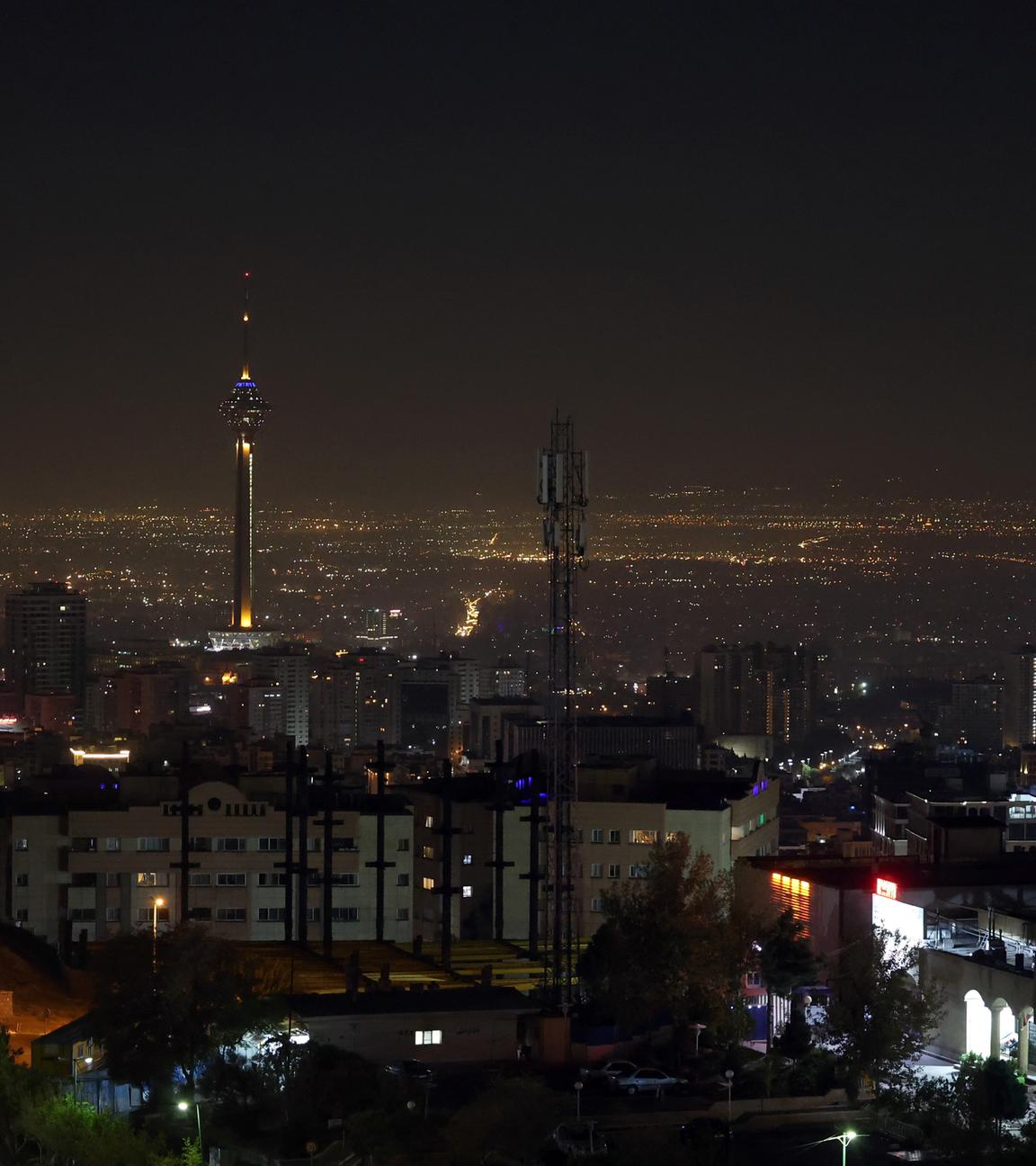 Teheran bei Nacht